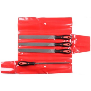 RS PRO 4 Piece 250 mm Second Cut Engineers File Set with Handle Included 146-7307