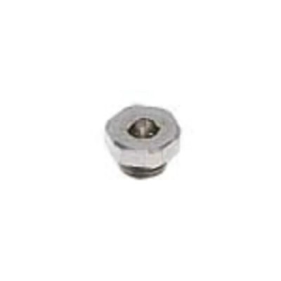 Legris 222 Series Brass Blanking Plug Fitting G Thread 2.5 mm Tube Size 0.8 mm Thread Size 9 mm Outside Diameter 0222 19 00