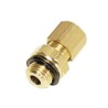 Legris Pneumatic Fitting 101 Series Male Compression Tubing Brass Nickel Finish 1/4 in G Thread 10mm Tube 0101 10 13