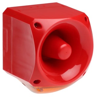 Klaxon Nexus 105/110/120 Series Amber Beacon-Sounder Combination IP66 60V DC 113 dB @ 1m High Output PNC-0028