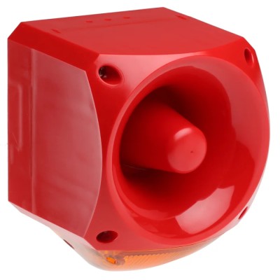 Klaxon Nexus 105/110/120 Series Amber Beacon-Sounder Combination IP66 60V DC 113 dB @ 1m High Output PNC-0028