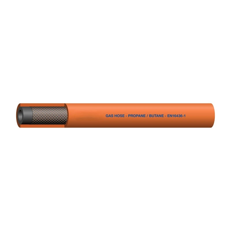 RS PRO Ethylene Propylene Diene Monomer Nitrile Rubber Hose Pipe, 6.3 mm ID, 13.3 mm OD, Orange, 25 m 146-7751
