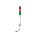 Schneider Electric Harmony XVM Series Red Amber Green Signal Tower No Sounder Component 3 Lights 250V AC Vertical XVMM2RAGSB