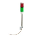 Schneider Electric Harmony XVM Series Green, Red Signal Tower No Sounder Component, 2 Lights 24V AC/DC Vertical XVMB2RGSB