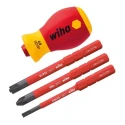 Wiha Torx Mixed Bit Set Hex Slotted Phillips Pozidriv Driver Bit Set 4 Pieces 41230