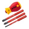 Wiha Torx Mixed Bit Set Hex Slotted Phillips Pozidriv Driver Bit Set 4 Pieces 41230