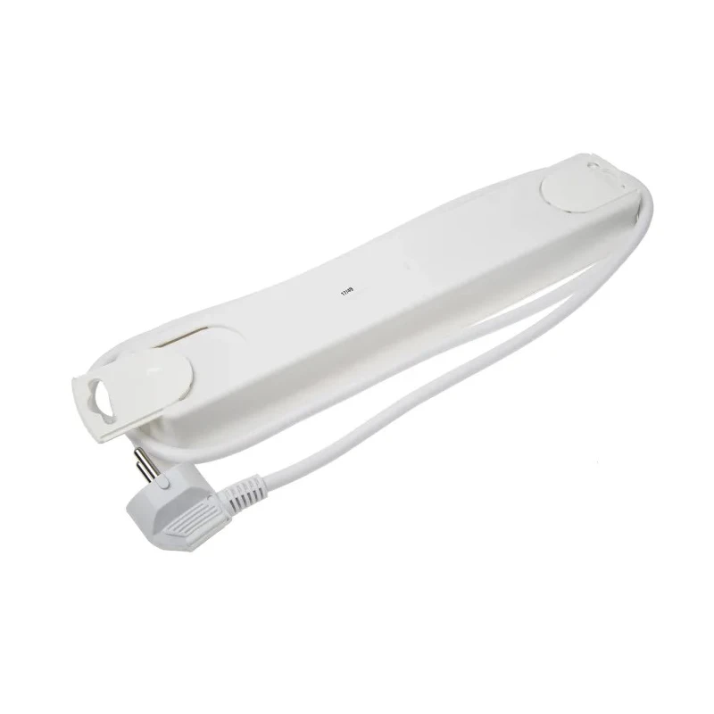 RS PRO 1.5 m 4 Socket Schuko Extension Lead Power Strips 250V 16A Switchable White 146-6743