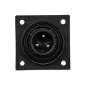 Bulgin Circular Connector 3 Contacts Flange Plug Male IP68 250V 12A Standard Buccaneer Series PX0765/P