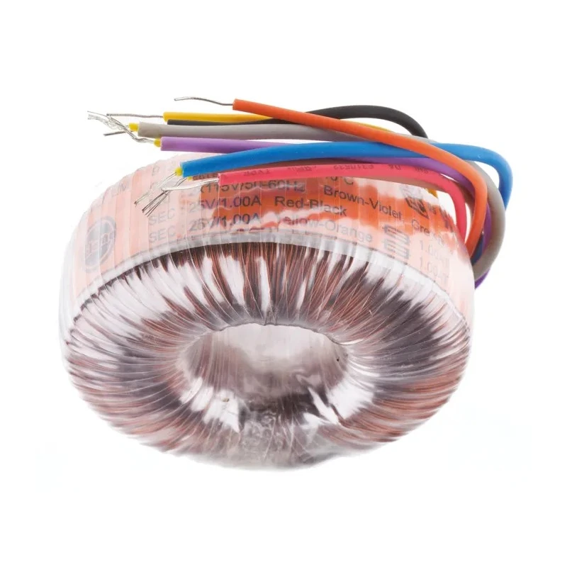 Nuvotem Talema Toroidal Transformer 230 V AC Primary, 2 x 25 V AC Secondary, 50 VA, 2 Outputs, RoHS Compliant 91951-P2S2