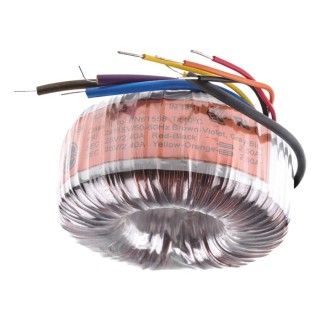 Nuvotem Talema 230 V ac 2 x 25 V ac Toroidal Transformer 2 Output 120 VA 91243-P2S2