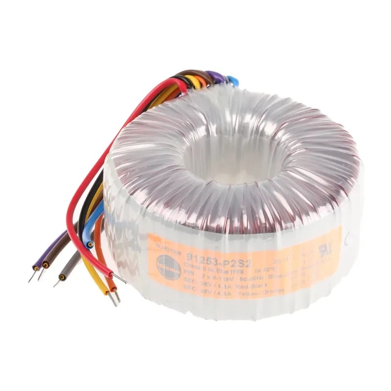 Nuvotem Talema Toroidal Transformer 230 V ac Primary, 2 x 35 V ac Secondary, 300 VA 91966-P2S2