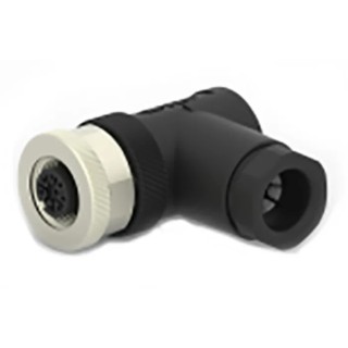 TE Connectivity Circular Connector Plug M12, 8 Contacts, Female, Cable Mount, IP67, Nylon Housing, T4112002081-000