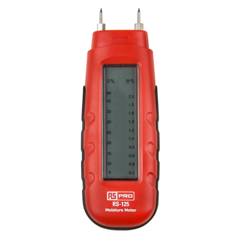 Testo Moisture Meter ±0.05% Materials ±1% Wood Accuracy Analogue Display Battery-Powered RS-125