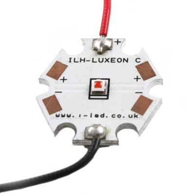 Intelligent LED Solutions LUXEON C LED Array 1-LED Cyan 700mA 2.6V Onboard Driver ILH-LC01-CYAN-SC201-WIR200.