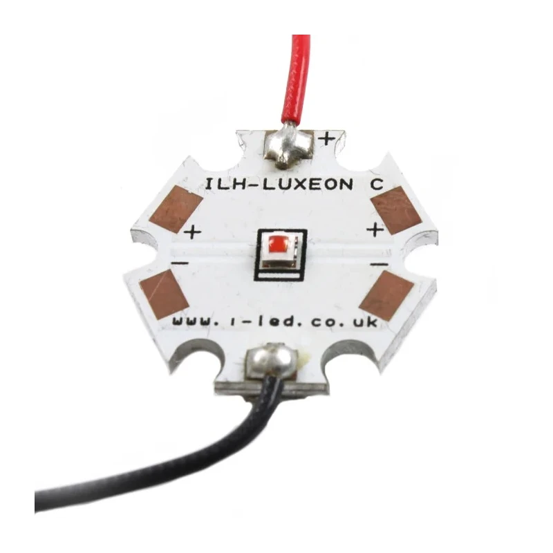 Intelligent LED Solutions LUXEON C LED Array 1-LED Cyan 700mA 2.6V Onboard Driver ILH-LC01-CYAN-SC201-WIR200.