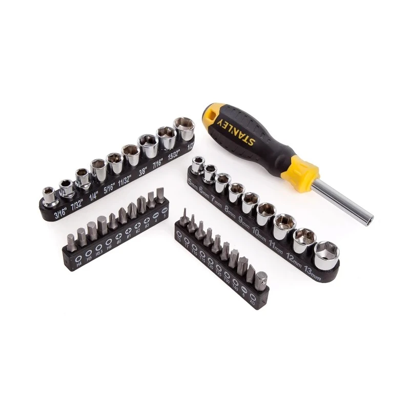 Stanley Screwdriver Set Phillips, Slotted, and Torx, 48 Pieces TorxSTHT0-70887