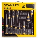 Stanley Screwdriver Set Phillips, Slotted, and Torx, 48 Pieces TorxSTHT0-70887