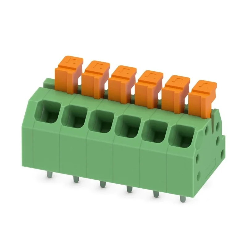 Phoenix Contact Angled PCB Terminal Block 6 Contact 3.5 mm Pitch 2 Row 160 V 13.5 A 1864325