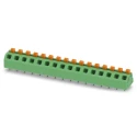 Phoenix Contact Angled Wave Soldering Mount PCB Terminal Block 16 Contacts 5 mm Pitch 16A 320V Series SPTAF 1862550