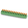 Phoenix Contact Angled PCB Terminal Block 15 Contacts 5 mm Pitch 2 Row Polyamide Housing 320V 13.5A 1864561