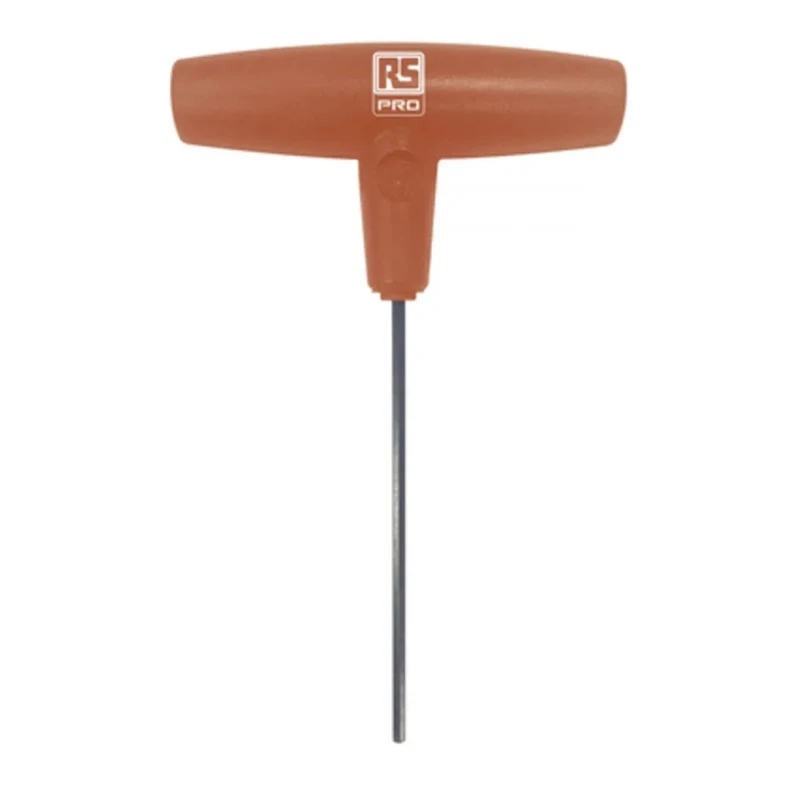 RS PRO T Metric Hex Key, Hex Size 2 mm, Long Arm, Chrome Vanadium Steel, Chemical Black Plated Finish 151-1514