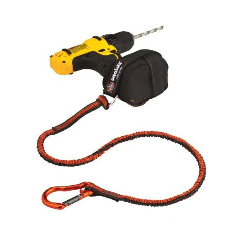 Ergodyne Standard Nylon Tool Lanyard 2.3 kg Shock Absorbing Carabiner Connections E3100F(X)