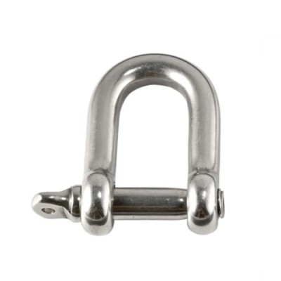 Ergodyne Stainless Steel D-Shackle Screw Pin, Electro Galvanised Finish, 6.8 kg Safe Working Load E3790M