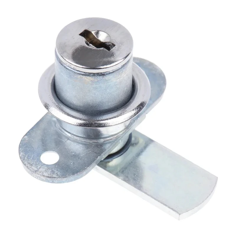 Euro-Locks a Lowe & Fletcher group Company Tambour Lock 4 mm Panel-to-Tongue 17 mm Chrome Finish 5611582