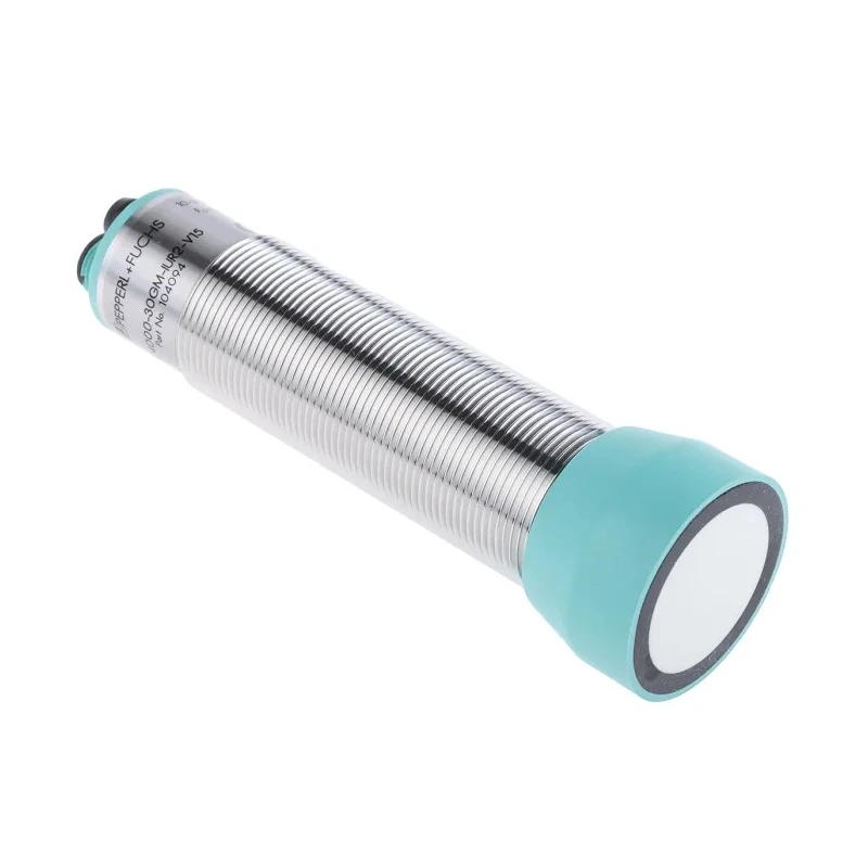 Pepperl + Fuchs Threaded Barrel Ultrasonic Proximity Sensor M30 x 1.5 4000 mm 4 to 20 mA 20 mA 30V UC4000-30GM-IUR2-V15