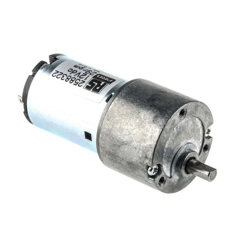 RS PRO DC Geared Motor 12V dc, 30 Ncm Torque, 29 rpm Speed, 5 mm Shaft Diameter Model 258-8322
