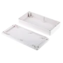 RS PRO Flanged 83 Series White Lid ABS Enclosure 190 x 86 x 35 mm IP40 IP40