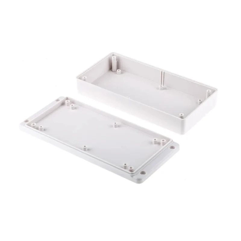 RS PRO Flanged 83 Series White Lid ABS Enclosure 190 x 86 x 35 mm IP40 IP40
