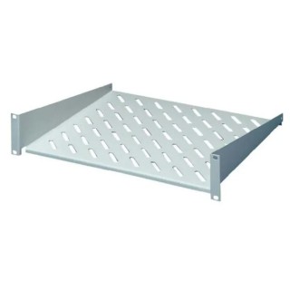 Rittal DK Series Grey Cantilever Shelf 2U 482.6mm x 400mm Steel Fixed Shelf 25kg Load Capacity 7119400