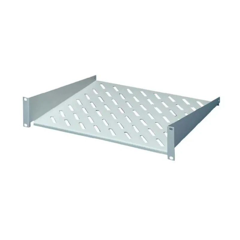 Rittal DK Series Grey Cantilever Shelf 2U 482.6mm x 400mm Steel Fixed Shelf 25kg Load Capacity 7119400