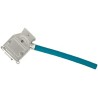 HARTING Metal Angled, Straight D-Sub Backshell 9 Way Strain Relief 61030010022
