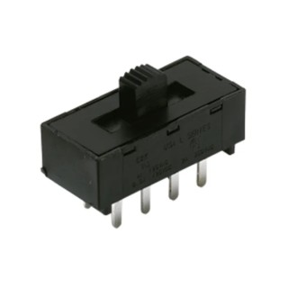 C & K Through Hole Slide Switch DPDT Latching 4A Nylon L202021MA04Q