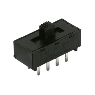 C & K Through Hole Slide Switch DPDT Latching 4A Nylon L202021MA04Q