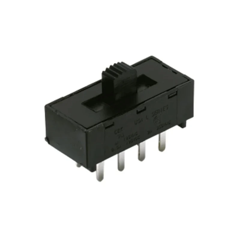 C & K Through Hole Slide Switch DPDT Latching 4A Nylon L202021MA04Q