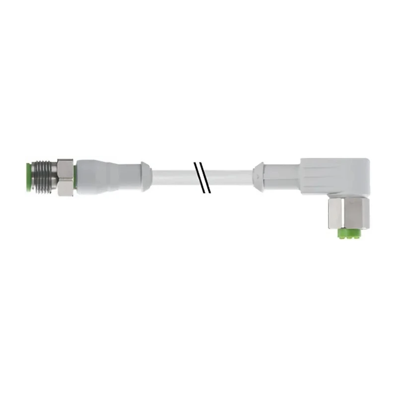 RS PRO Sensor Actuator Cable Grey PVC Jacket 5 m 125V AC Male 5 Way Right Angle to Female 5 Way Straight 154-7703