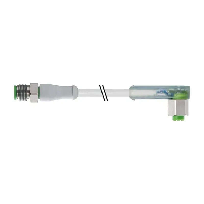 RS PRO Sensor Actuator Cable Male 4 way Right Angle to Female 4 way Straight 5 m 154-8100