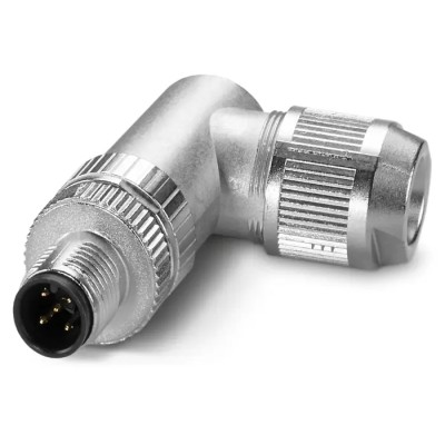 Phoenix Contact Industrial Circular Connector Cable Mount, 5 Contacts, Male Socket, M12, Push-in Termination, IP65 1424659