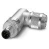 Phoenix Contact Industrial Circular Connector Cable Mount, 5 Contacts, Male Socket, M12, Push-in Termination, IP65 1424659
