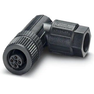 Phoenix Contact Circular Connector M12, 5 Contacts, Female Plug, Cable Mount, Push-in Termination, IP65/IP67, SACC 1424690