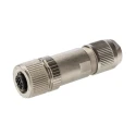 Phoenix Contact Circular Connector, Cable Mount, 4 Contacts, Female Plug, M12 Size, 48-60 V, 4A Current, Zinc 1424683