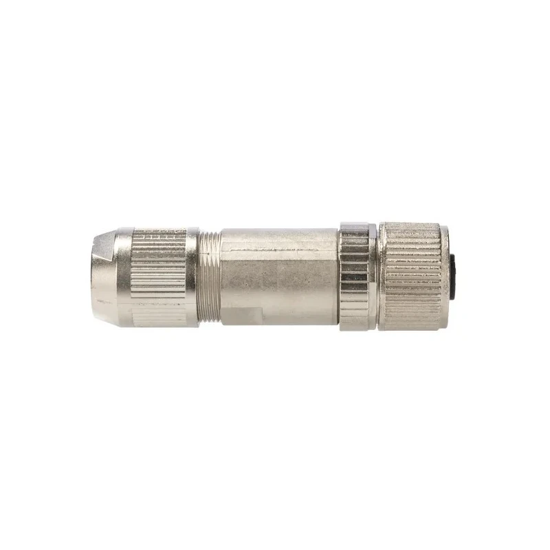 Phoenix Contact Circular Connector, Cable Mount, 4 Contacts, Female Plug, M12 Size, 48-60 V, 4A Current, Zinc 1424683
