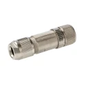 Phoenix Contact Circular Connector, Cable Mount, 4 Contacts, Female Plug, M12 Size, 48-60 V, 4A Current, Zinc 1424683