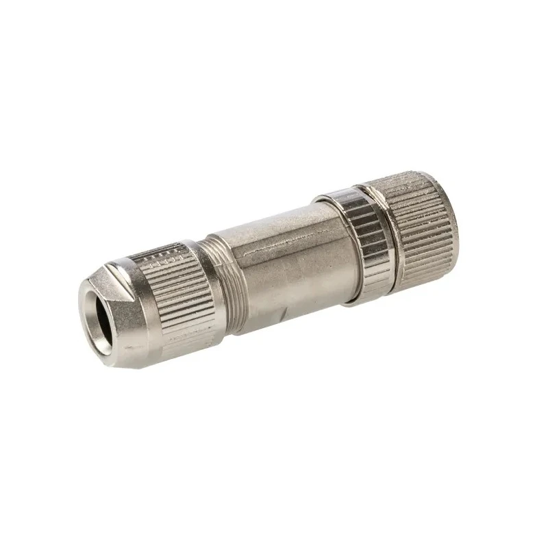 Phoenix Contact Circular Connector, Cable Mount, 4 Contacts, Female Plug, M12 Size, 48-60 V, 4A Current, Zinc 1424683