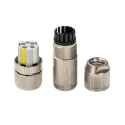 Phoenix Contact Circular Connector, Cable Mount, 4 Contacts, Female Plug, M12 Size, 48-60 V, 4A Current, Zinc 1424683
