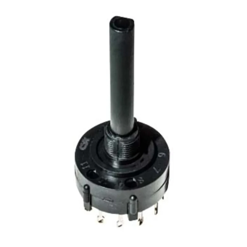 C & K Panel Mount 4 Position 3PST Rotary Switch, Through Hole Terminal, 2.5A, 125V AC/DC A30415RNCQ