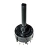 C & K Panel Mount 4 Position 3PST Rotary Switch, Through Hole Terminal, 2.5A, 125V AC/DC A30415RNCQ